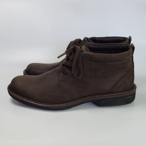 Ecco Chukka Brown Leather Hydro Max Lace Up Boot Size 39